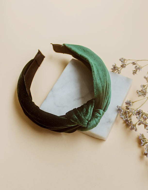 Diadema Knot Verde - Nathalie Bird