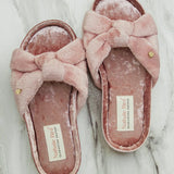 PANTUFLAS BOW ROSADAS - Nathalie Bird