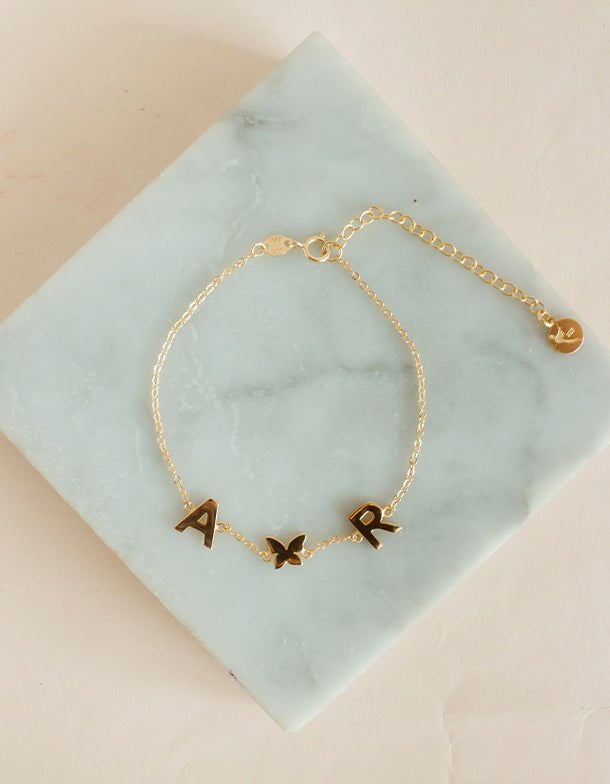 PULSERA LETTER LOVE - Nathalie Bird