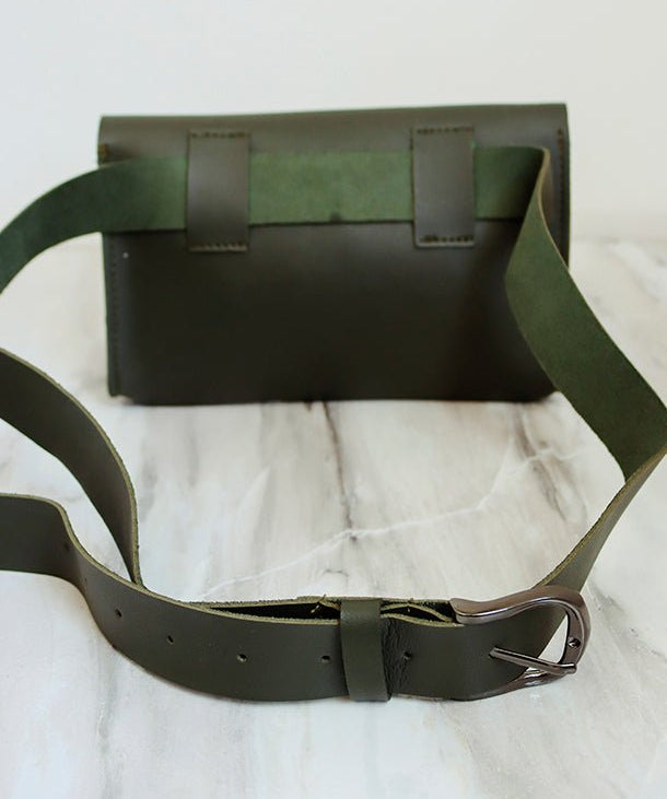 Riñonera verde militar - Nathalie Bird