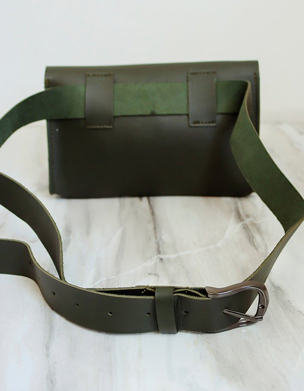 Riñonera verde militar - Nathalie Bird